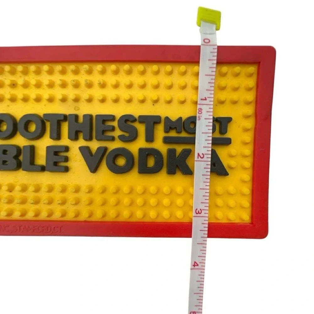 Gordons Gin Vodka Bar Spill Mat Rubber Rail Runner Barware Pub Home Bar Set of 2